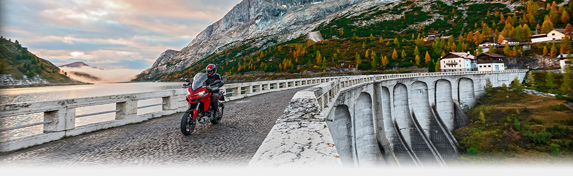 2017 Ducati Motorcycle Illinois Driving a motorcycle in the countryside