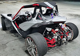 Polaris Slinghot sales, service and custom trikes in Chicago.